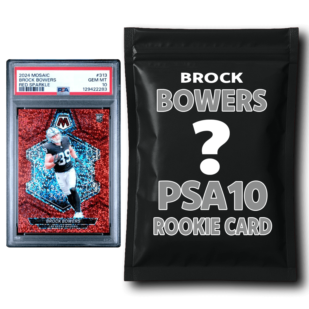 Brock Bowers PSA 10 Graded Football Rookie Card Mystery Pack