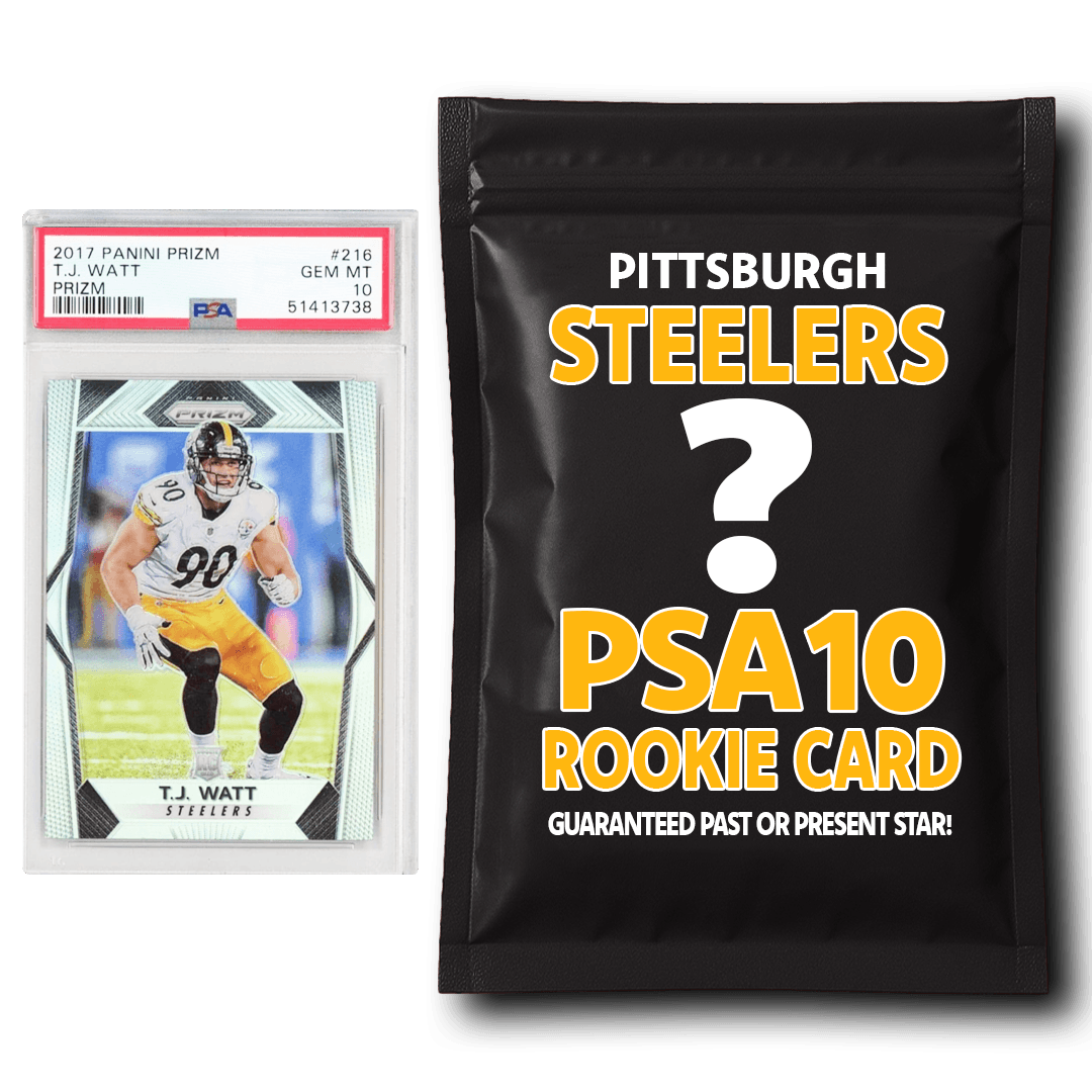 Pittsburgh Steelers PSA 10 Graded Rookie Card Mystery Pack