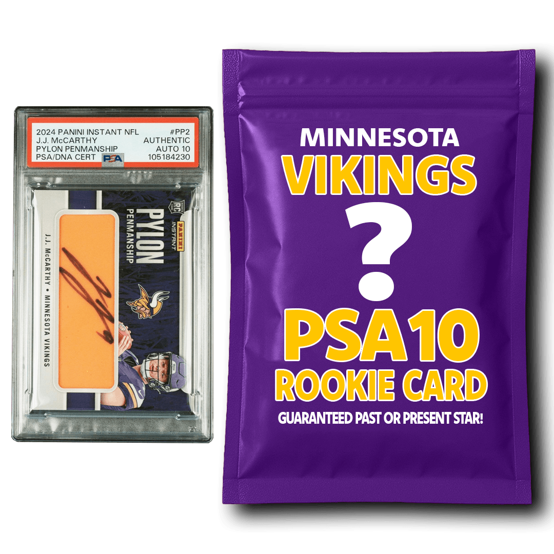 Minnesota Vikings PSA 10 Graded Rookie Card Mystery Pack