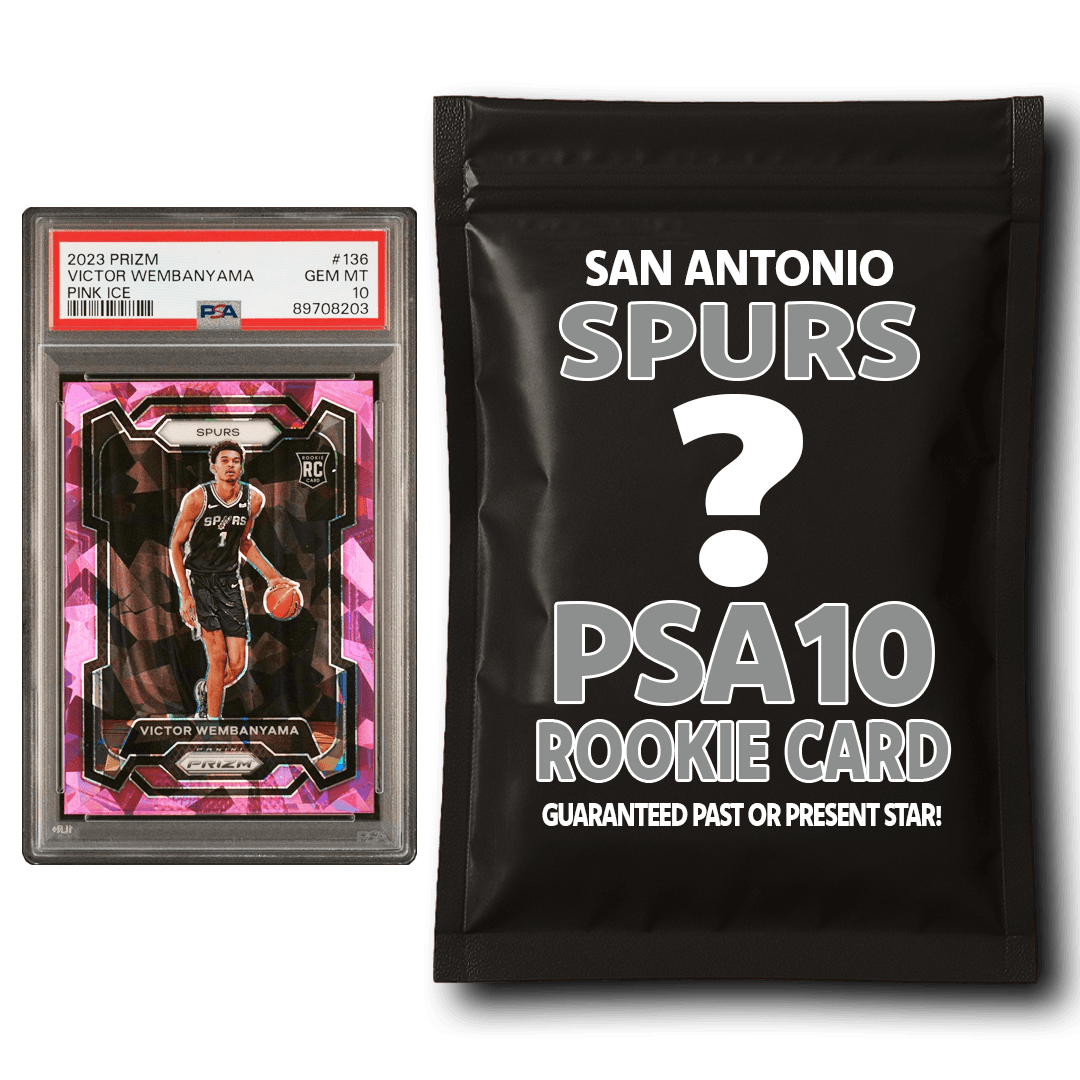 San Antonio Spurs PSA 10 Graded Rookie Card Mystery Pack