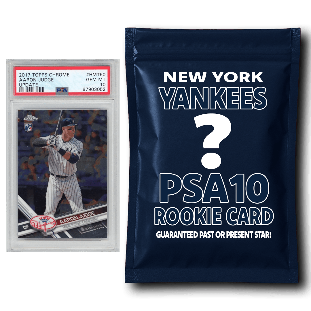 New York Yankees PSA 10 Graded Rookie Card Mystery Pack