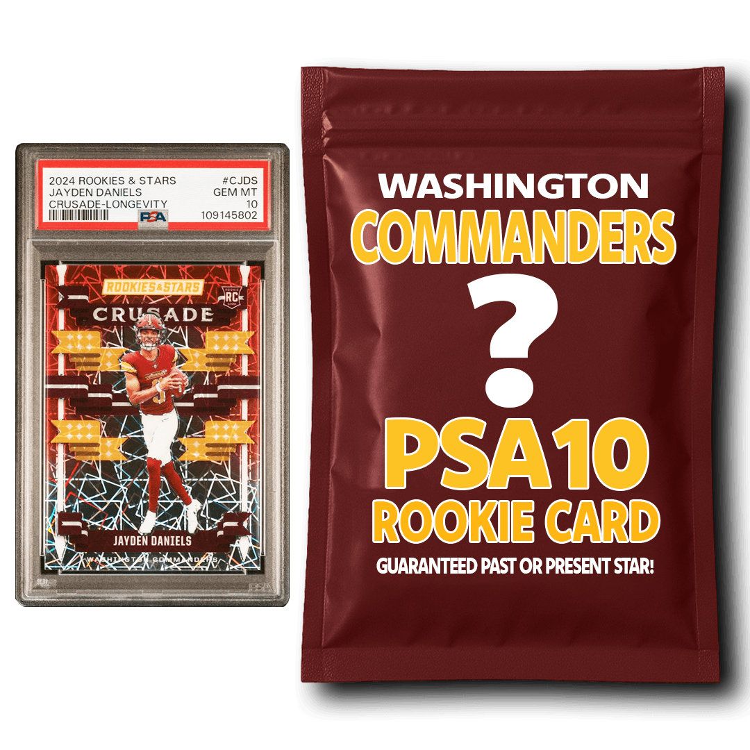 Washington Commanders PSA 10 Graded Rookie Card Mystery Pack