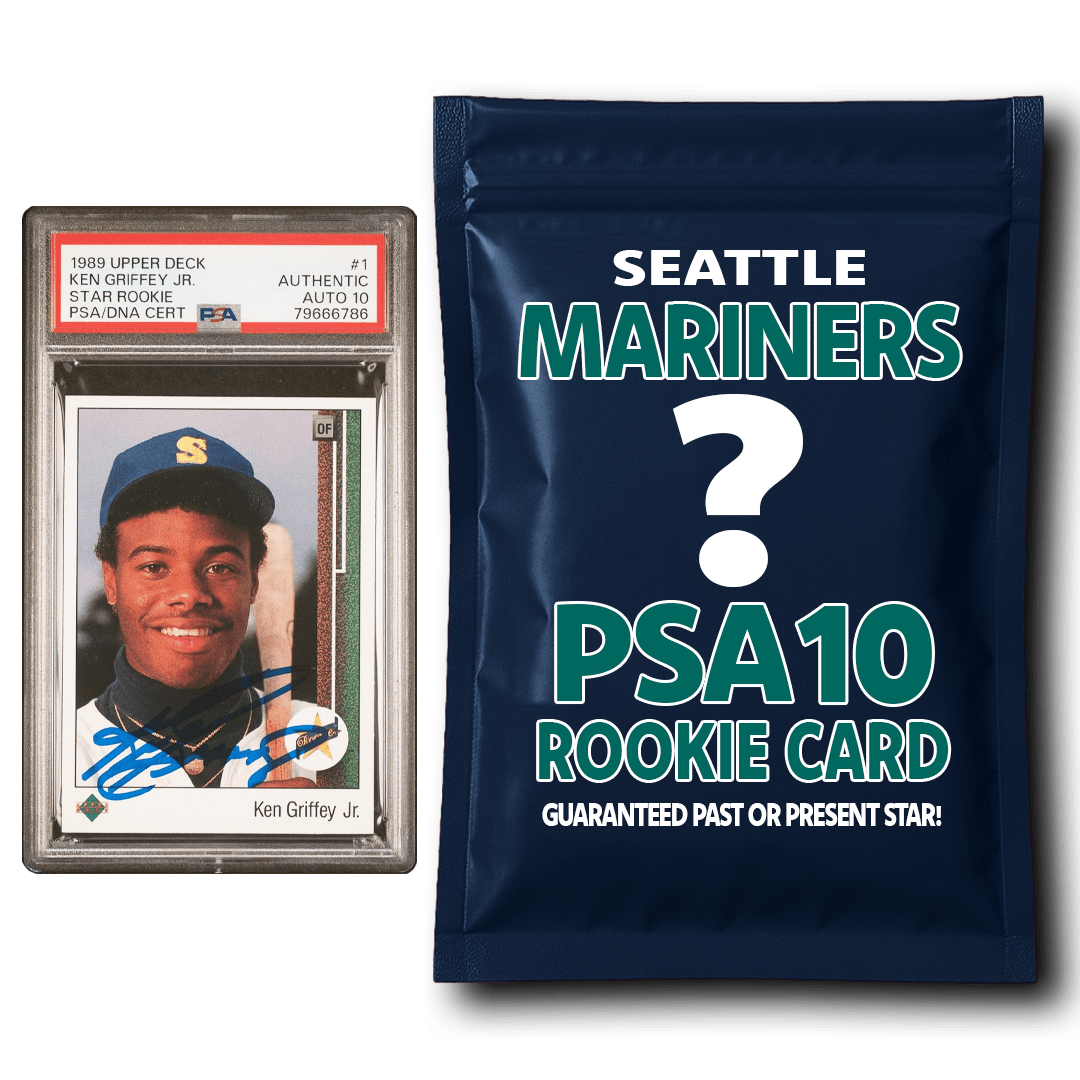 Seattle Mariners PSA 10 Graded Rookie Card Mystery Pack