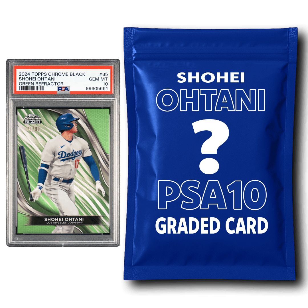 Shohei Ohtani PSA 10 Graded Los Angeles Dodgers Baseball Card Mystery Pack