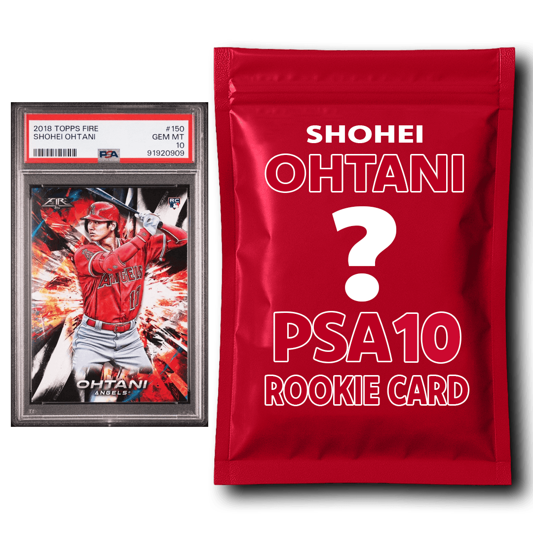 Shohei Ohtani PSA 10 Graded Rookie Baseball Card Mystery Pack