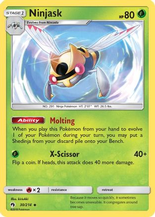 Ninjask 030/214 - SM  Lost Thunder