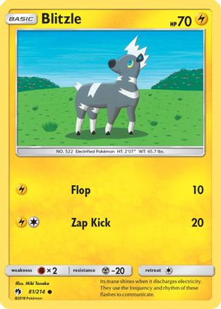 Blitzle 081/214 - SM  Lost Thunder