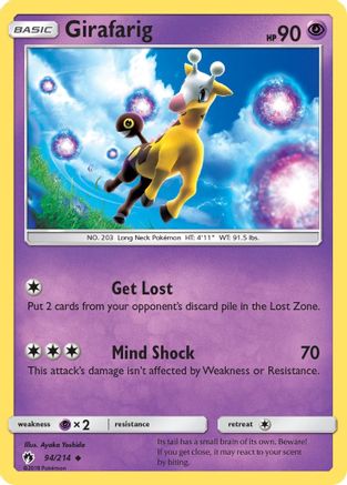 Girafarig 094/214 - SM  Lost Thunder