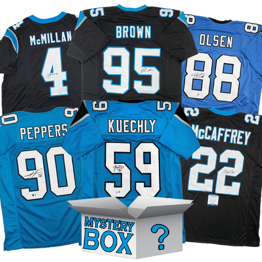 Autographed/Signed Carolina Football Jersey Mystery Box with PSA JSA or Beckett COA