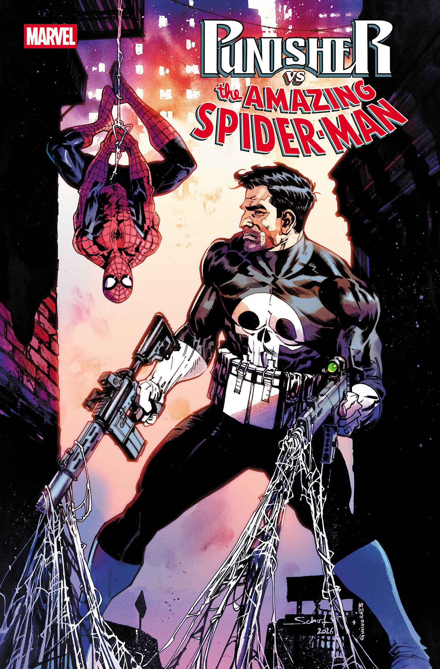 Punisher Vs. Spider-Man #1 A Jonas Scharf (07/15/2026) Marvel