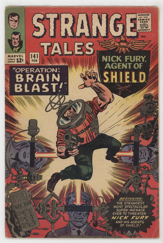 Strange Tales 141 Marvel 1966 VG Dr. Strange Nick Fury 1st Fixer Mentallo