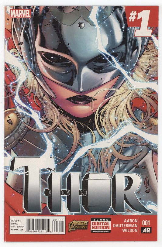 Thor 1 Marvel 2014 VF 1st Jane Foster Russell Dauterman Jason Aaron