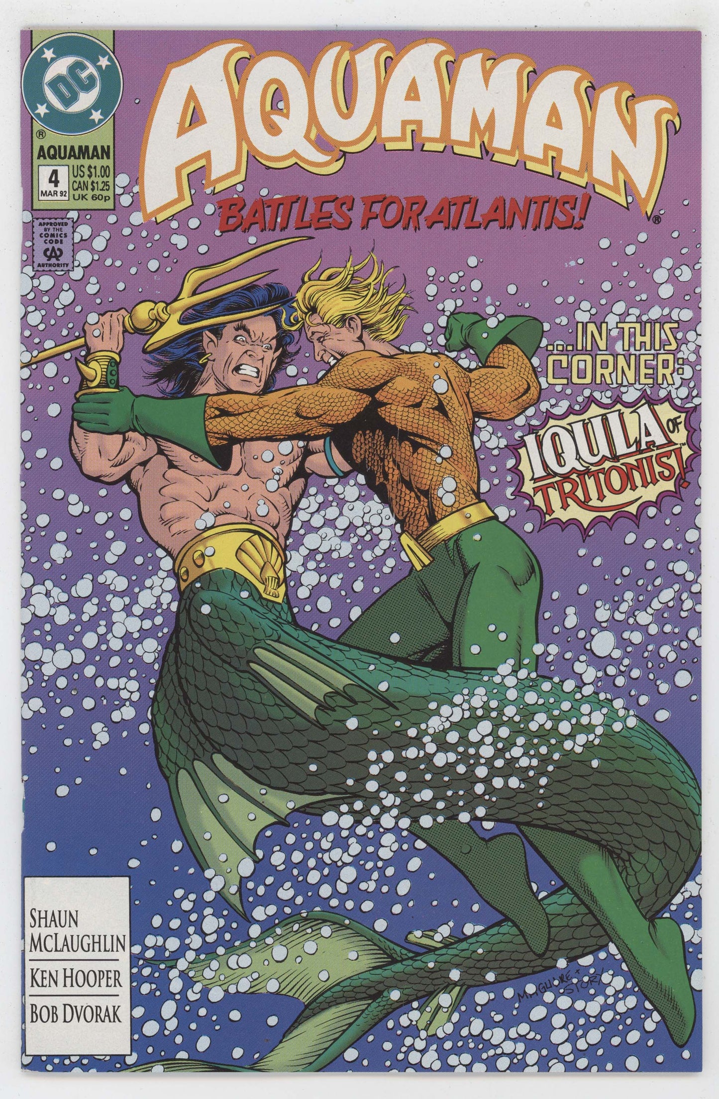 Aquaman 4 2nd Series DC 1992 NM+ 9.6 Kevin Maguire Karl Story