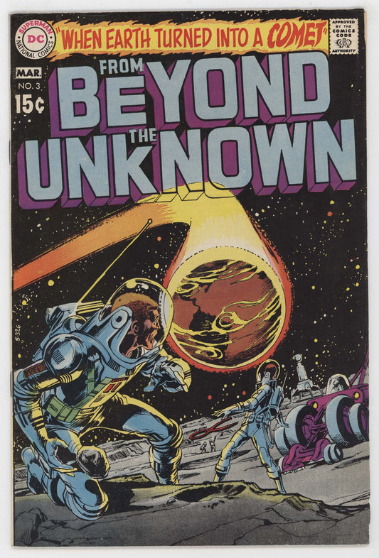 From Beyond The Unknown 3 DC 1970 FN Neal Adams Spaceman Comet