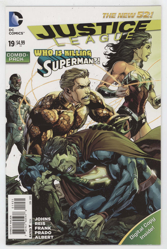 Justice League 19 DC 2013 VF Ivan Reis Combo Pack Variant Geoff Johns