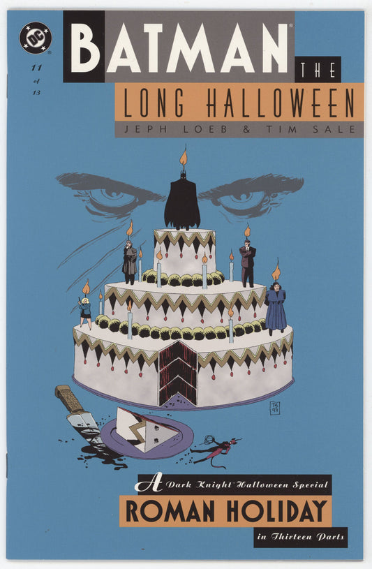 Batman Long Halloween 11 DC 1997 NM 9.4 Jeph Loeb Tim Sale Two-Face Cake