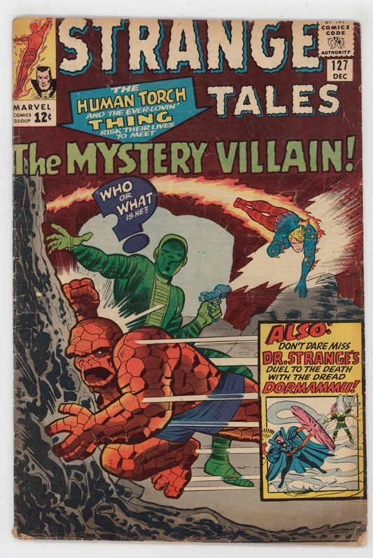 Strange Tales 127 Marvel 1964 VG Doctor Strange Fantastic Four Jack Kirby