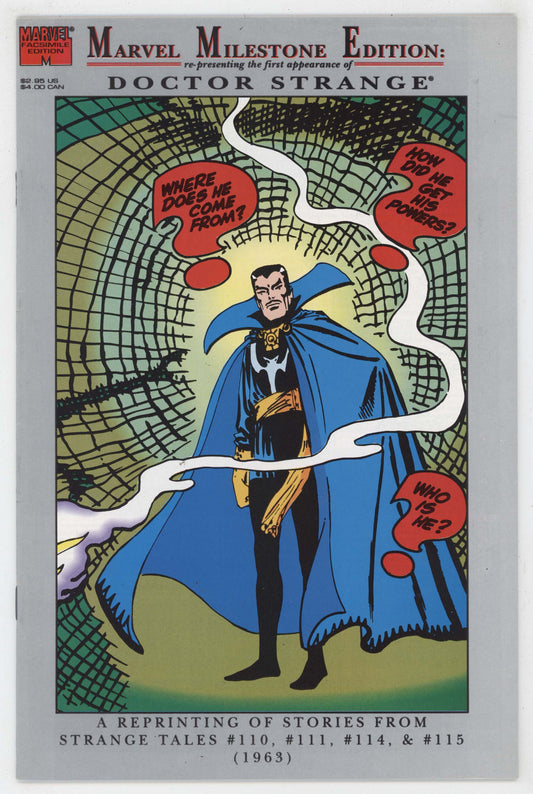 Marvel Milestone Edition Strange Tales 1992 NM Doctor Strange 110 111 114 115