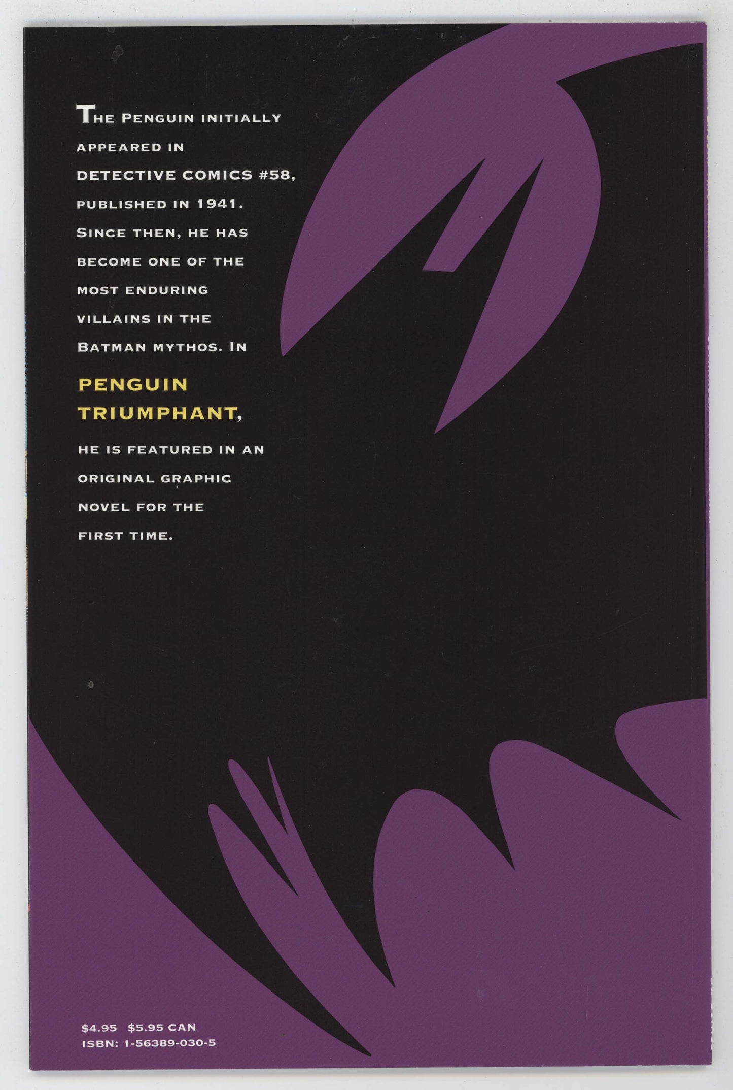 Penguin Triumphant 1 DC 1992 NM+ 9.6 Batman John Ostrander