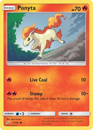 Ponyta 017/181 - SM  Team Up