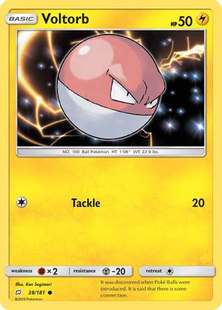 Voltorb 038/181 - SM  Team Up Reverse Holofoil