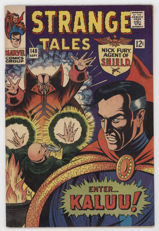 Strange Tales 148 Marvel 1966 FN Dr. Strange Nick Fury AIM Kaluu Bill Everett