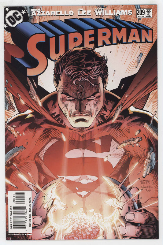 Superman 209 DC 2004 NM+ 9.6 Jim Lee Brian Azzarello