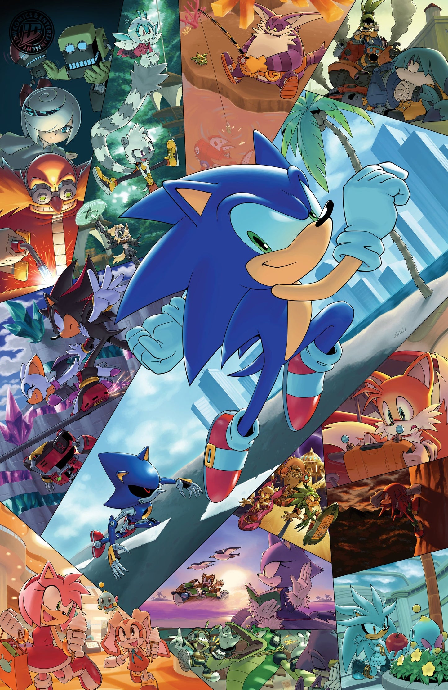 Sonic The Hedgehog #91 A1 Cover Set of 8 1:10 1:25 1:50 (10/28/2026) Idw