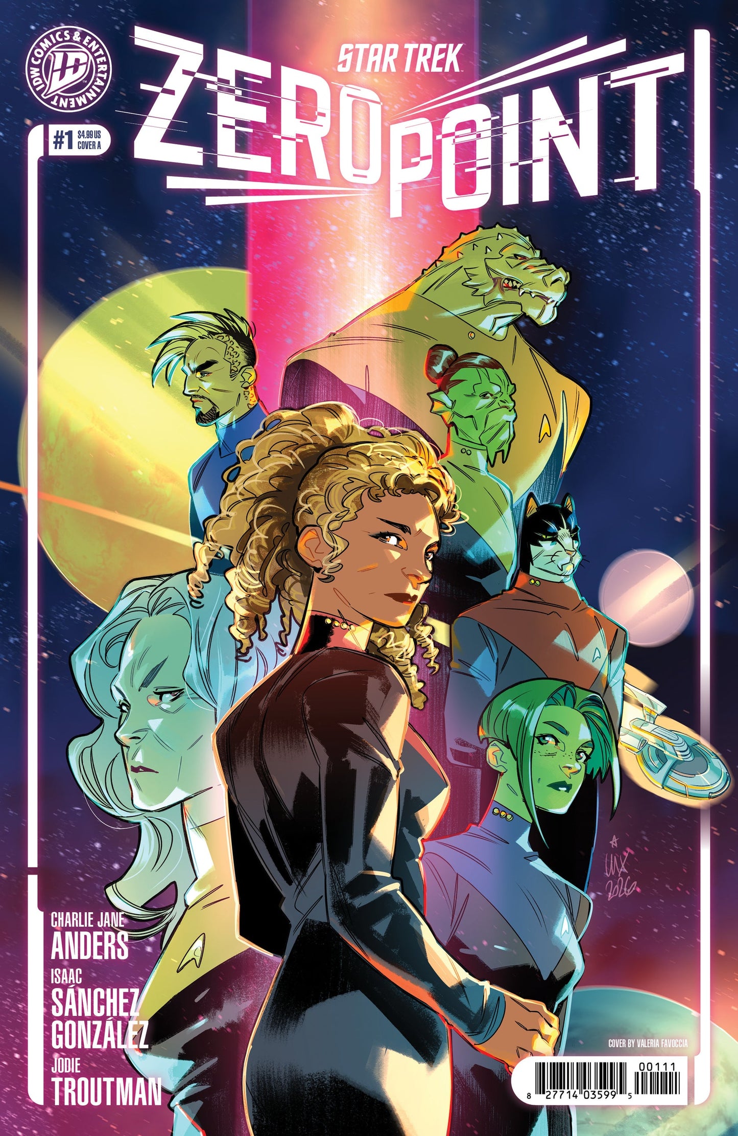 Star Trek Zero Point #1 A1 Cover Set of 8 1:10 1:25 1:50 (10/14/2026) Idw