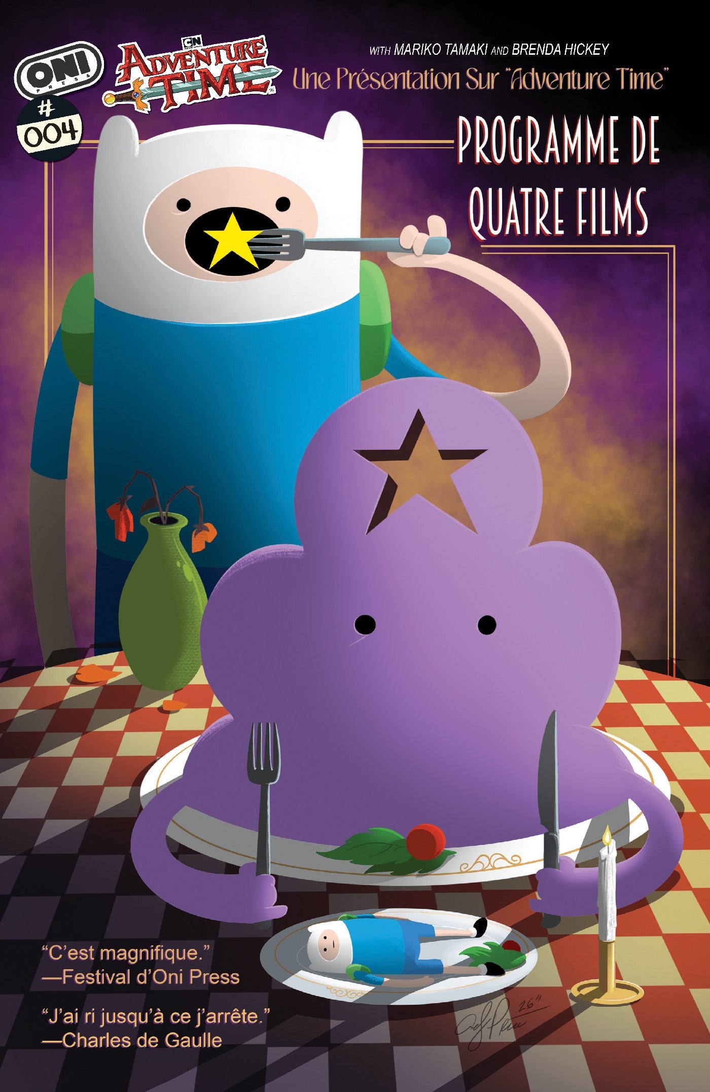 Adventure Time Quadruple Feature #4 A1 Cover Set of 4 1:10 1:20 (10/14/2026) Oni