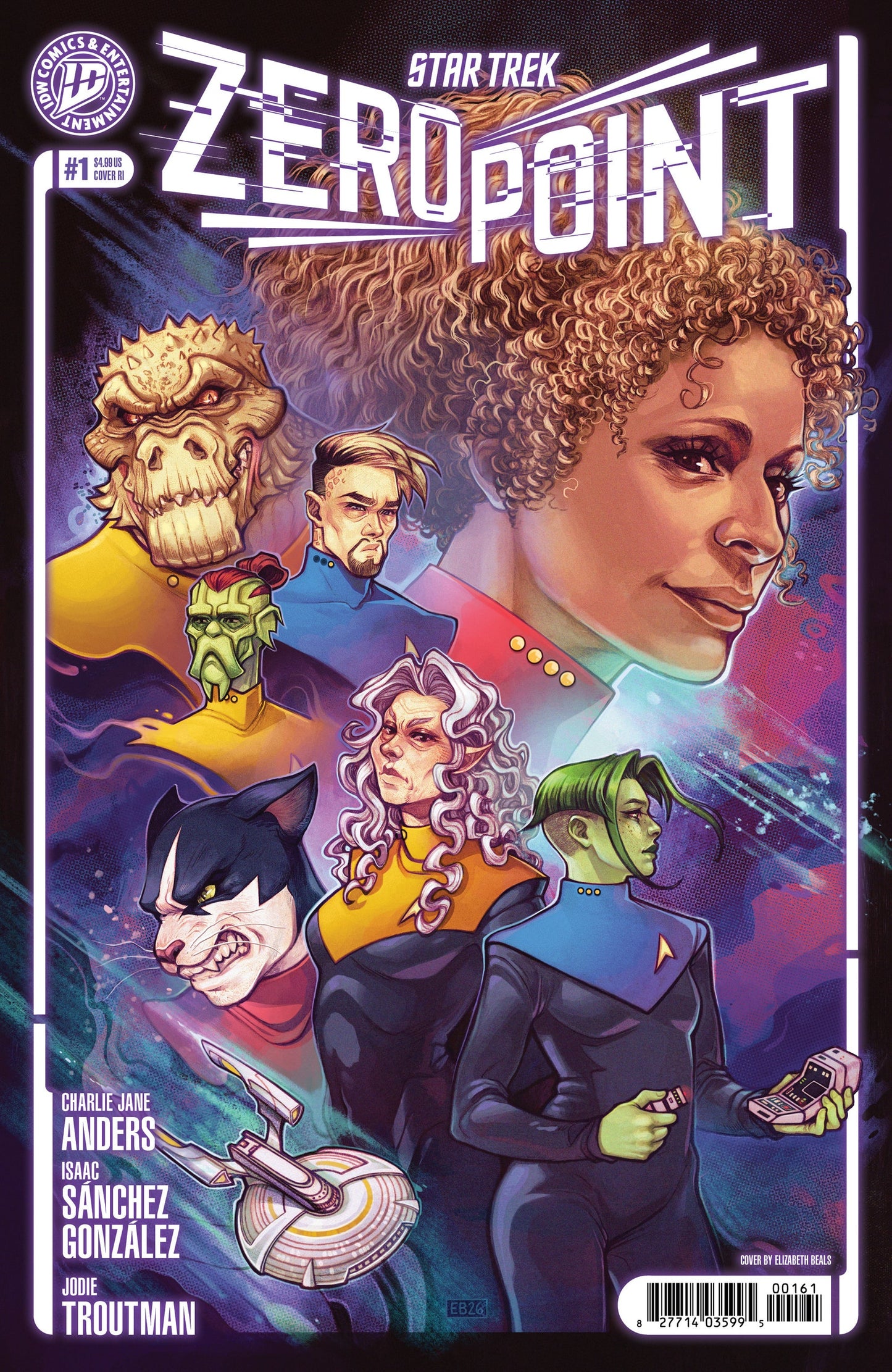 Star Trek Zero Point #1 A1 Cover Set of 8 1:10 1:25 1:50 (10/14/2026) Idw