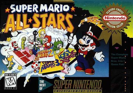 Super Mario All-Stars Player's Choice (Super Nintendo)