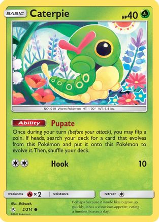 Caterpie 002/214 - SM  Unbroken Bonds