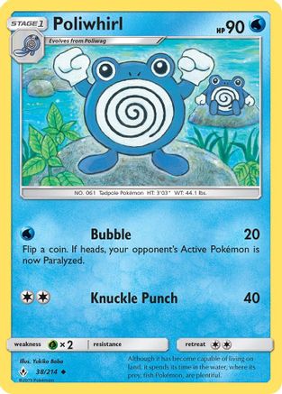 Poliwhirl 038/214 - SM  Unbroken Bonds