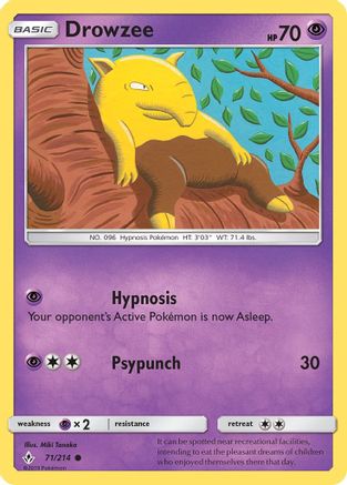 Drowzee 071/214 - SM  Unbroken Bonds