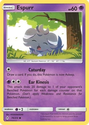 Espurr 079/214 - SM  Unbroken Bonds Reverse Holofoil - Golden Apple Comics