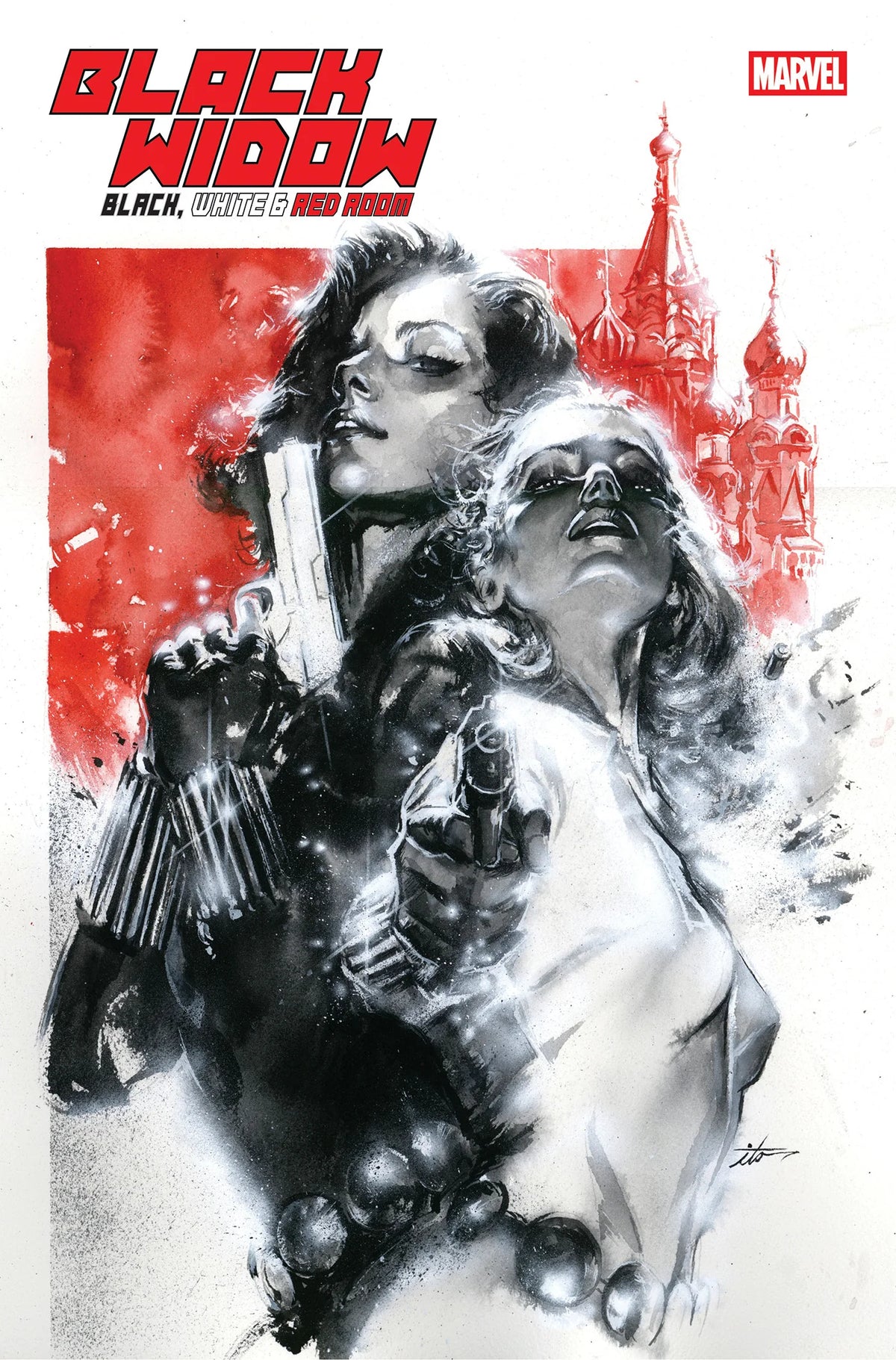 Black Widow Black White & Red Room #1 A1 Cover Set of 5 1:25 1:50 (12/16/2026) Marvel