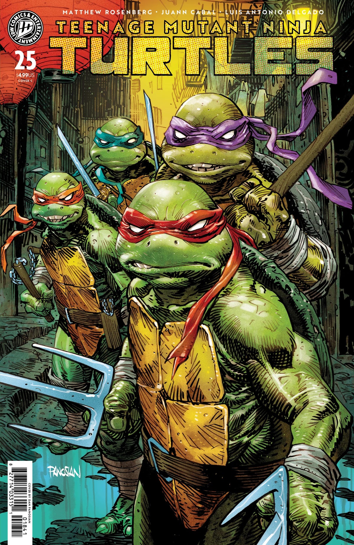 Teenage Mutant Ninja Turtles #25 A1 Cover Set of 10 1:10 1:20 1:25 1:50 (01/13/2027) Idw