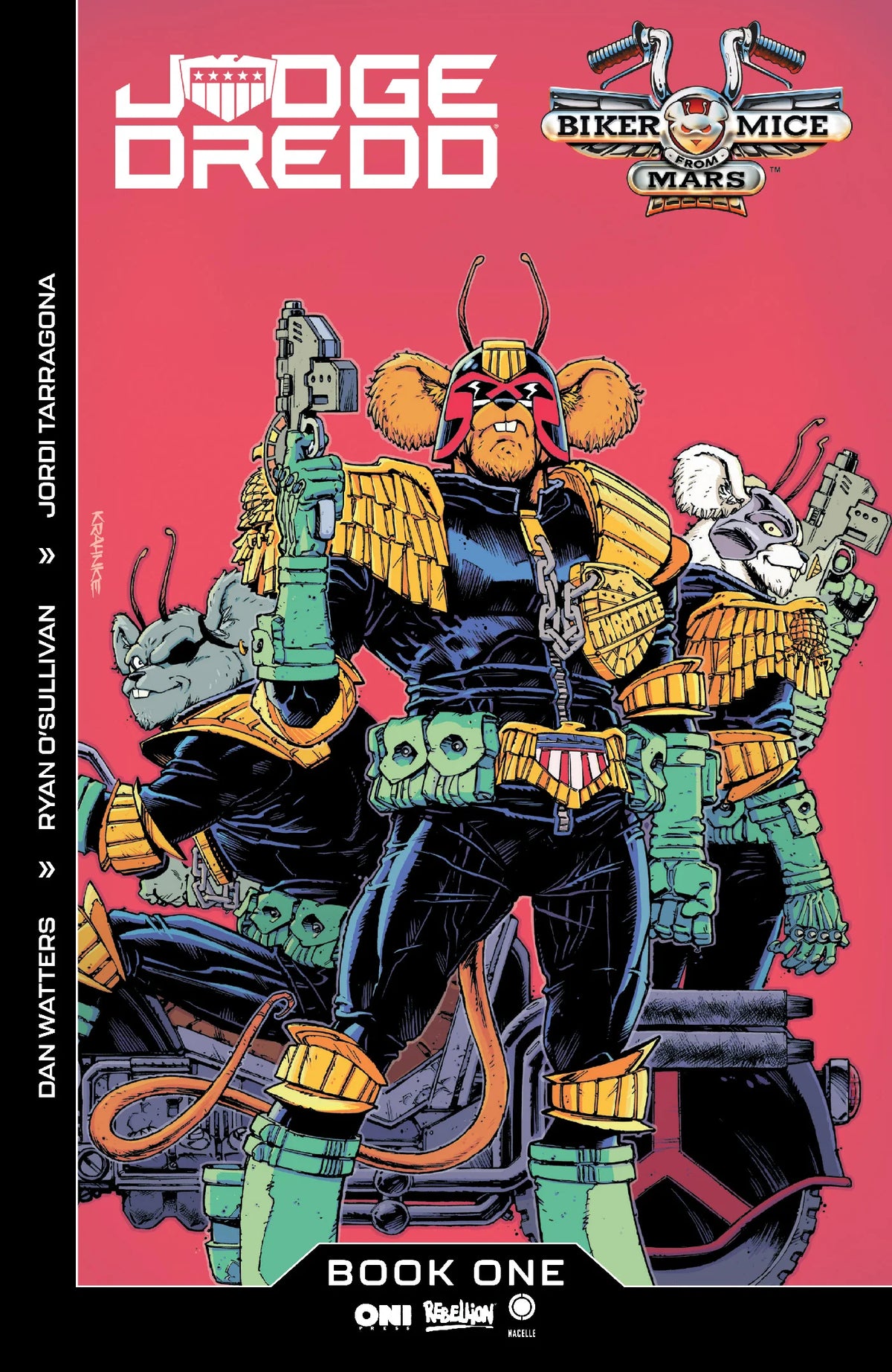 Judge Dredd Biker Mice From Mars #1 A1 Cover Set of 8 1:20 1:50 (12/02/2026) Oni