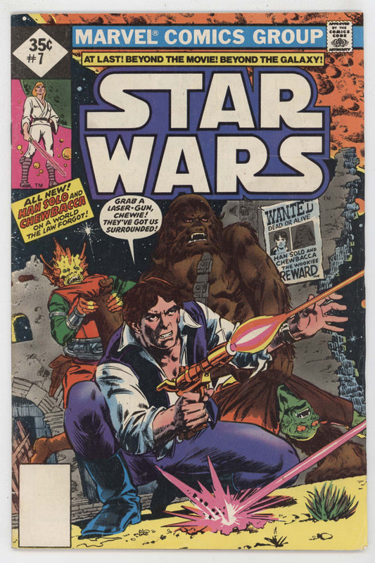 Star Wars 7 Marvel 1978 FN Whitman Luke Skywalker Darth Vader Princess Leia