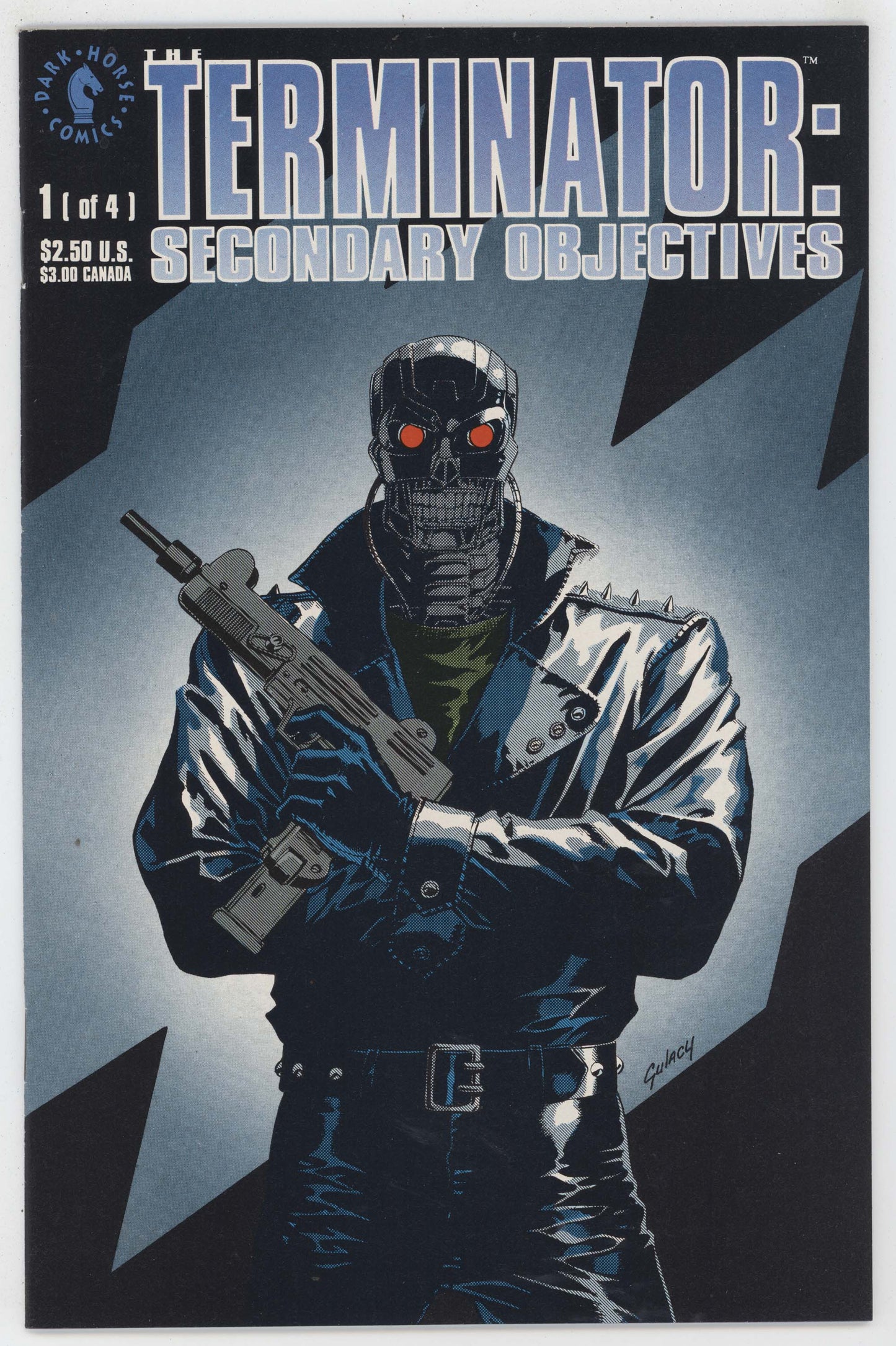 Terminator Secondary Objectives 1 Dark Horse 1991 NM+ 9.6 Paul Gulacy