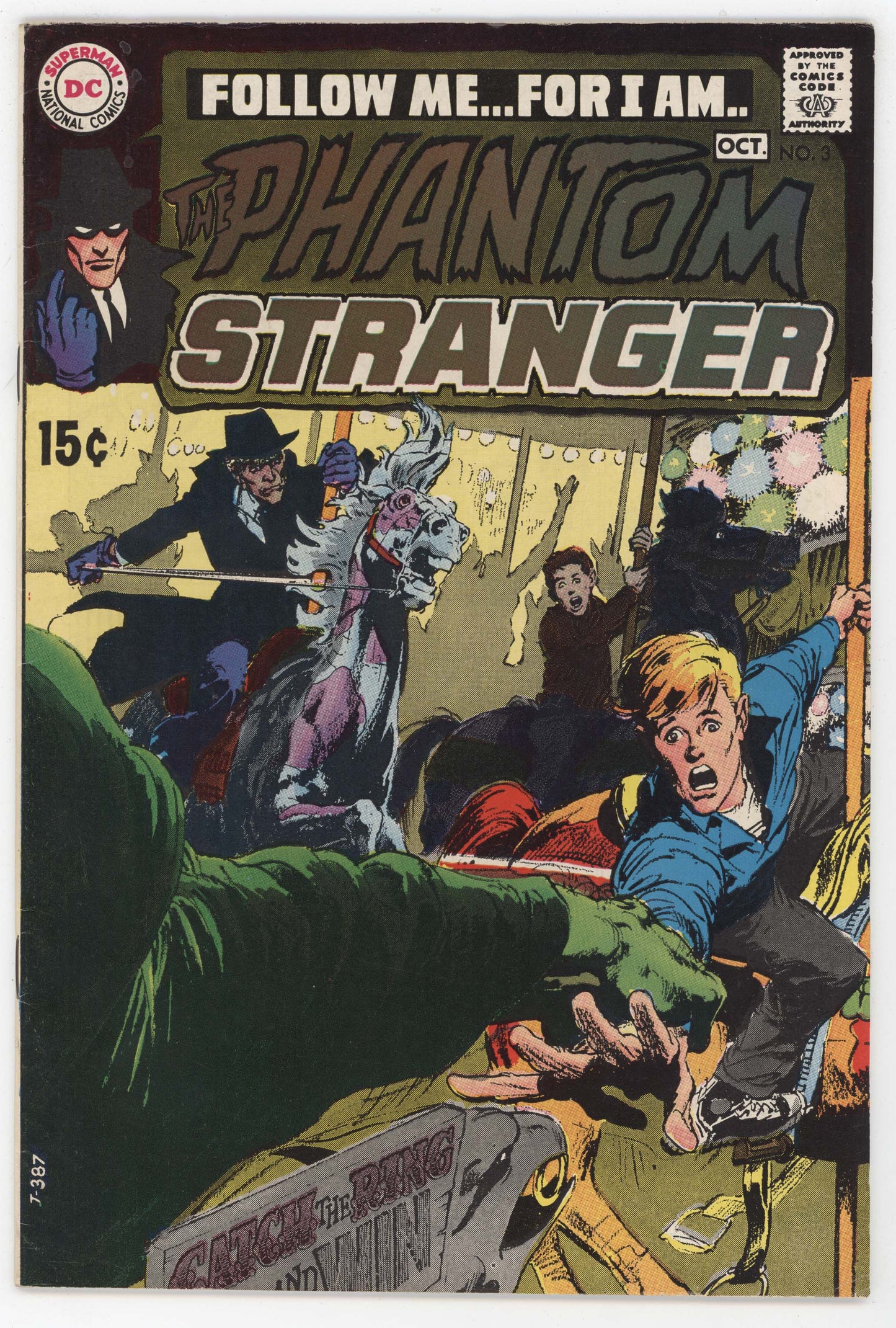 Phantom Stranger 3 DC 1969 FN VF Neal Adams Mike Friedrich