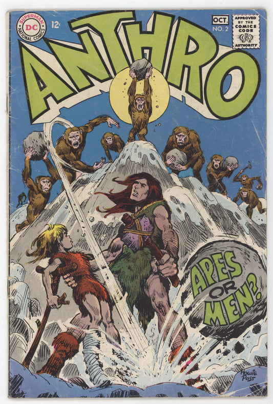 Anthro 2 DC 1968 VG Howie Post Apes Broken Leg