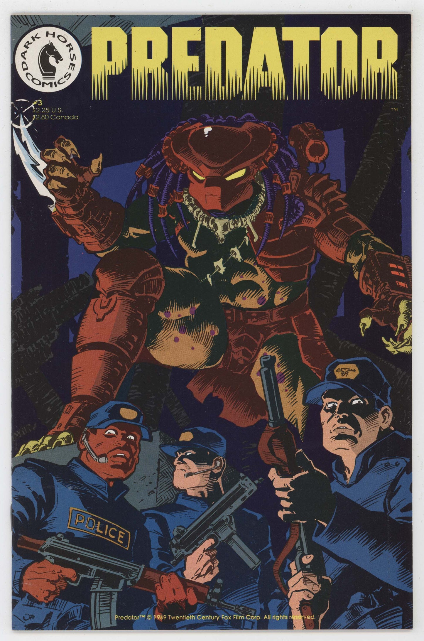 Predator 3 Dark Horse 1989 NM Movie Mark Verheiden Chris Warner - Golden Apple Comics