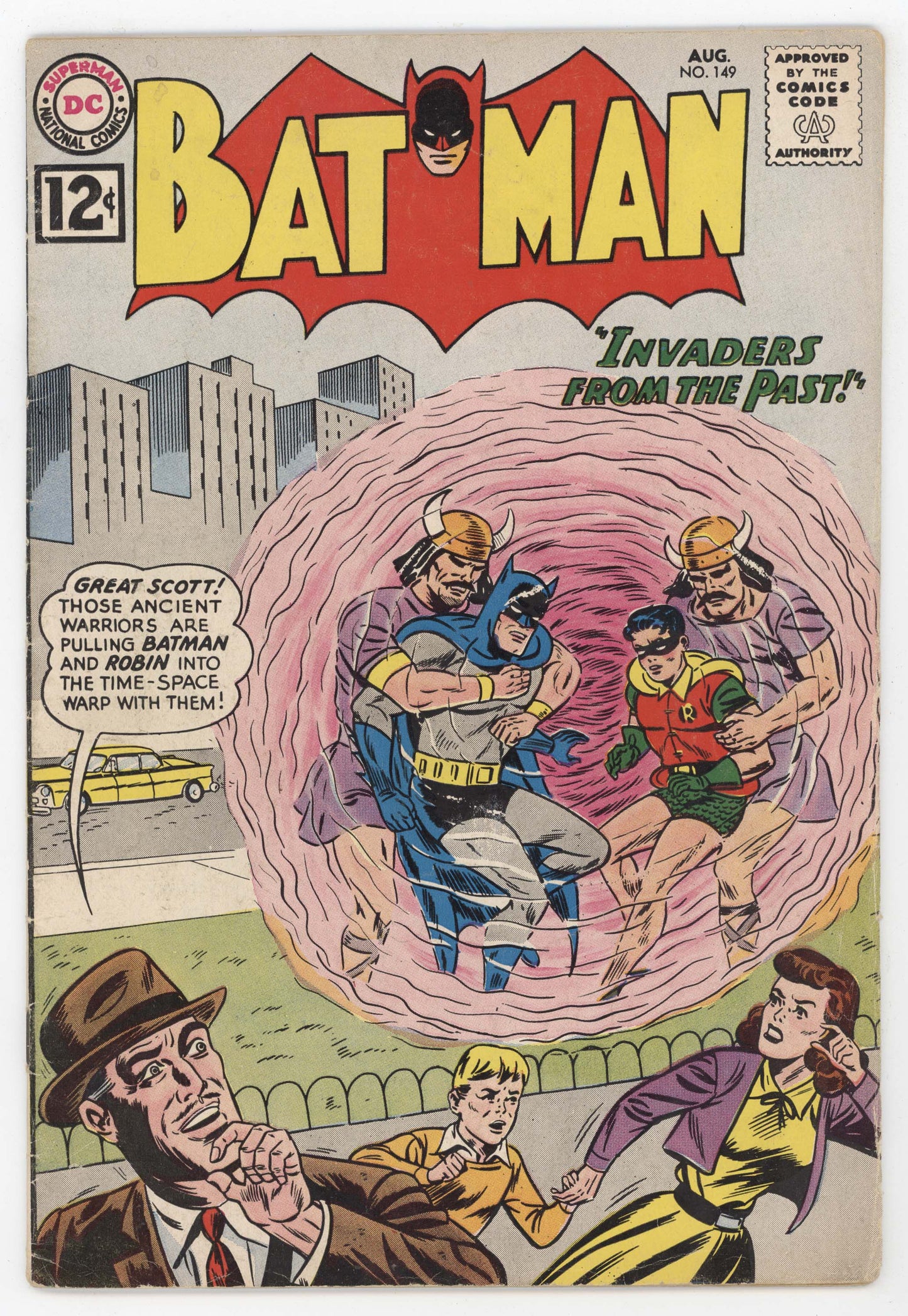 Batman 149 DC 1962 VG FN Sheldon Moldoff Time Travel Vikings