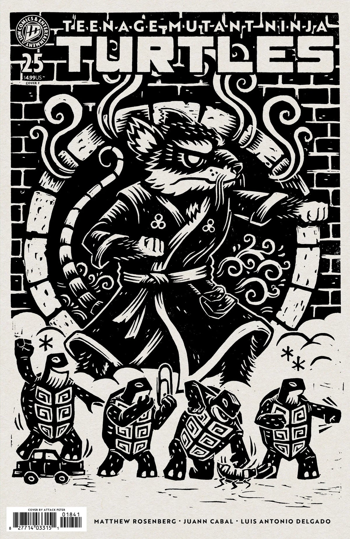 Teenage Mutant Ninja Turtles #25 A1 Cover Set of 10 1:10 1:20 1:25 1:50 (01/13/2027) Idw