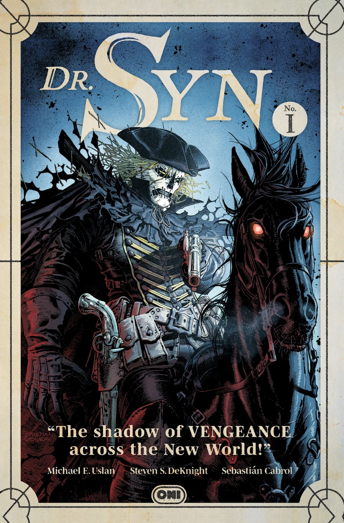 Dr Syn #1 A1 Cover Set of 8 1:10 1:20 1:50 (01/06/2027) Oni