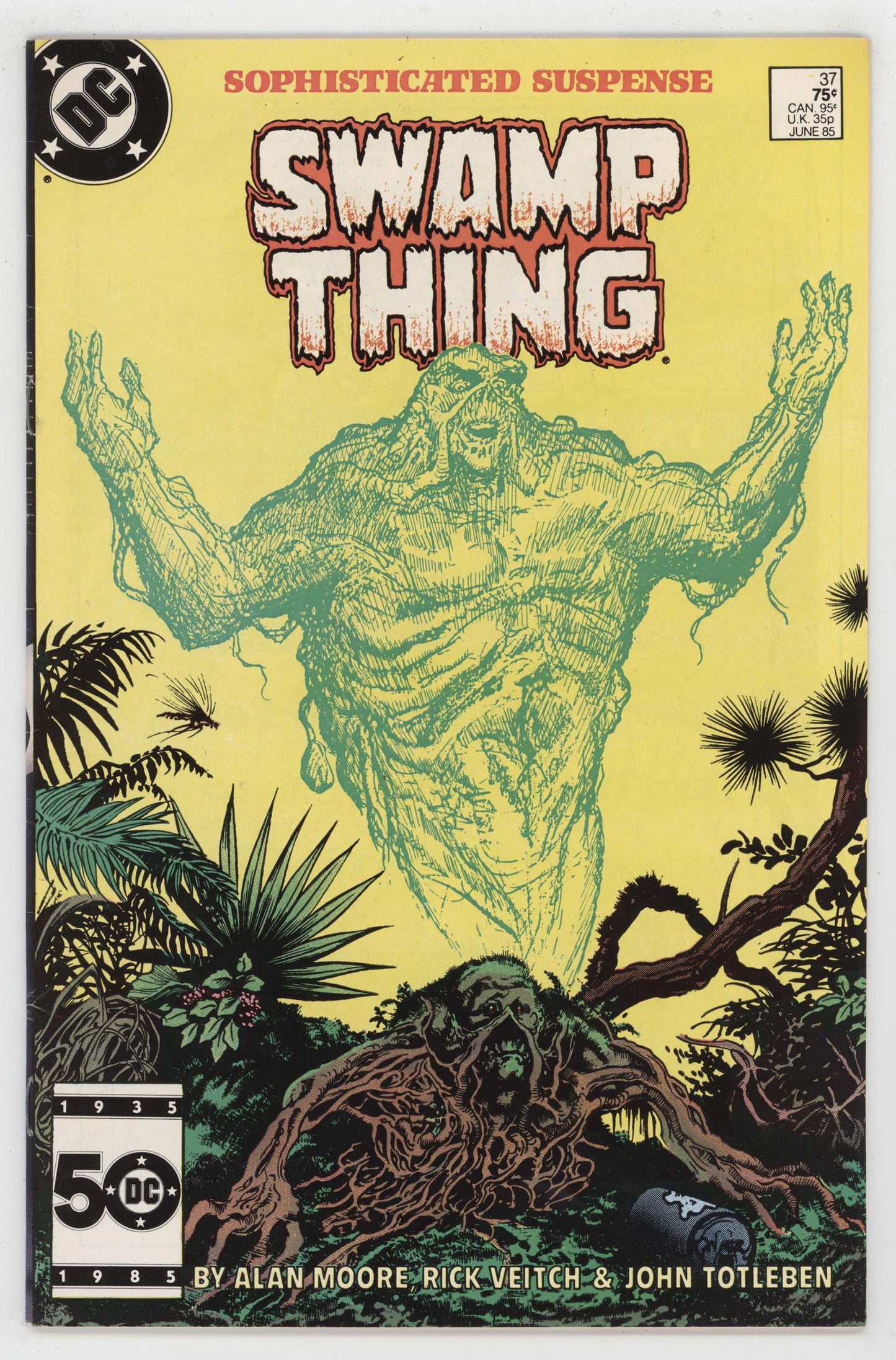 Swamp Thing 37 DC 1985 VF 1st Hellblazer John Constantine