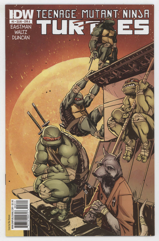 Teenage Mutant Ninja Turtles TMNT 3 A IDW 2011 NM- 9.2 Dan Duncan Kevin Eastman