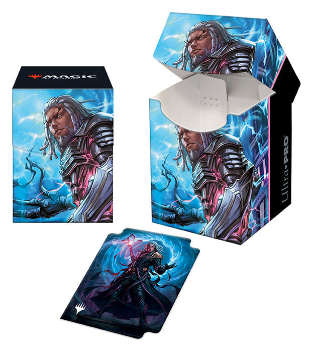 Ultra Pro Magic The Gathering: Kamigawa Neon Dynasty - Tezzeret, Betrayer of Flesh Deck Box